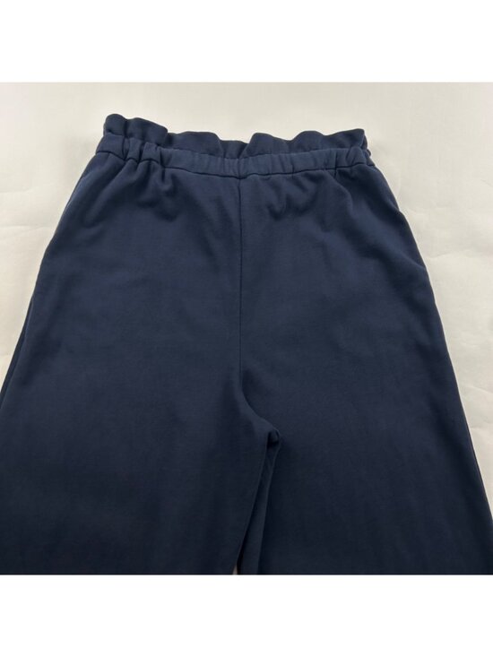 Express Navy Blue Jersey Knit High Rise Wide Leg Lounge Pant M